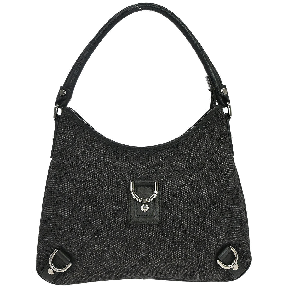 Gucci Black GG Abbey D-ring Tote Handbag