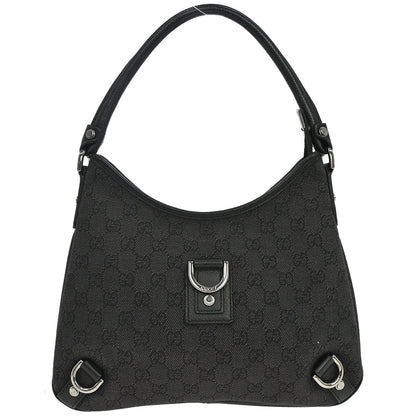 Gucci Black GG Abbey D-ring Tote Handbag