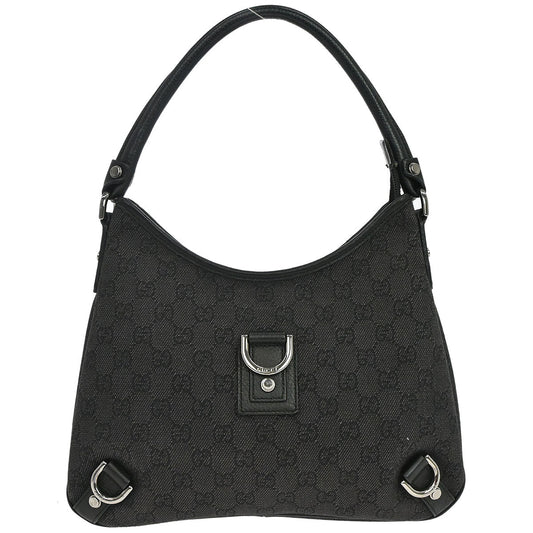 Gucci Black GG Abbey D-ring Tote Handbag