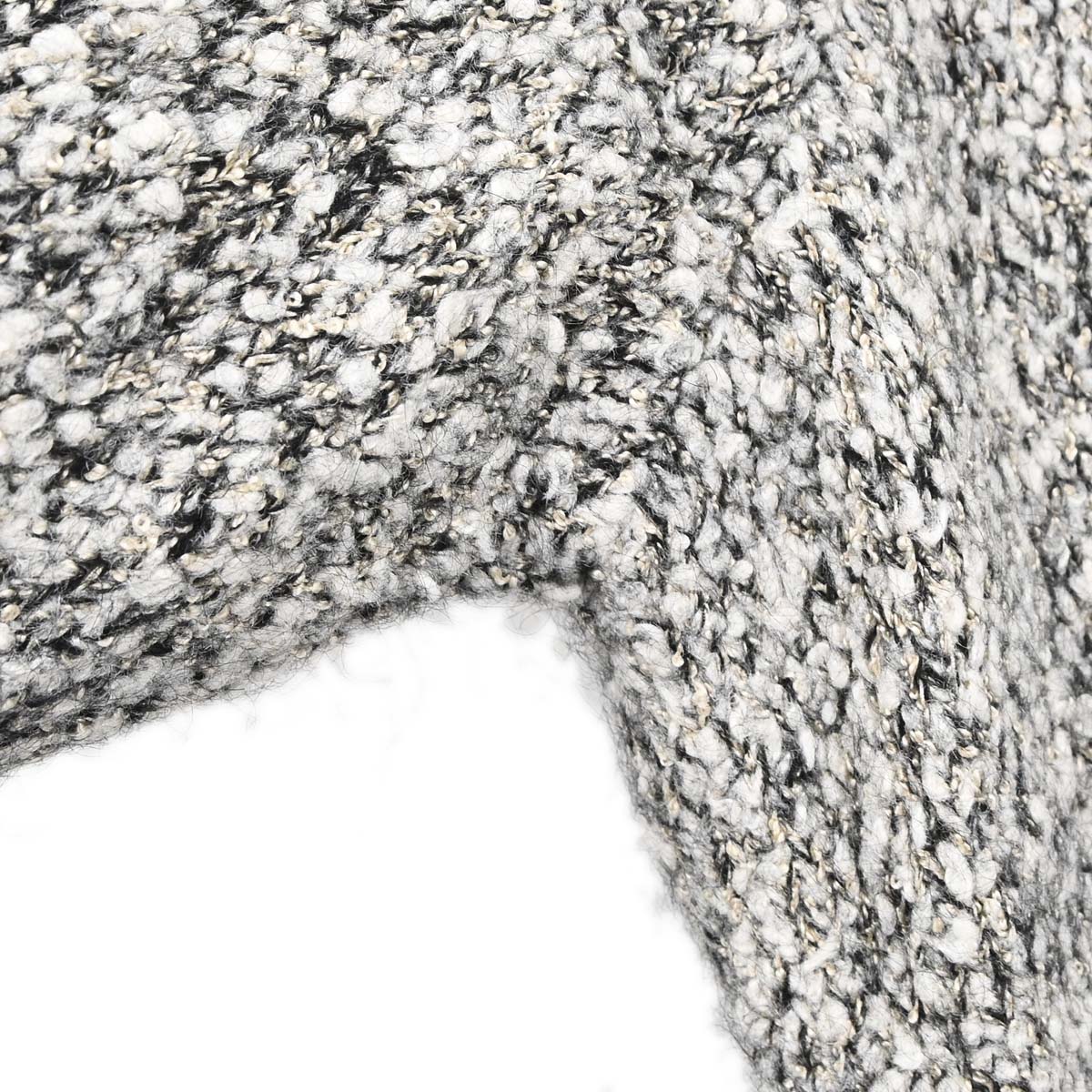 Chanel Penguin Long Sleeve Dress Gray