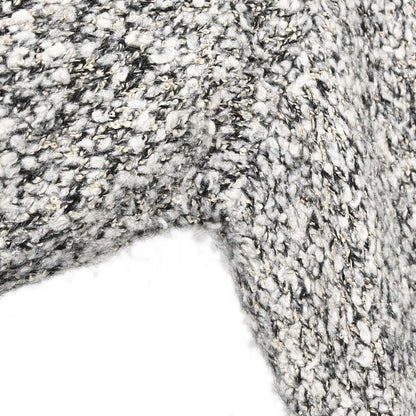 Chanel Penguin Long Sleeve Dress Gray