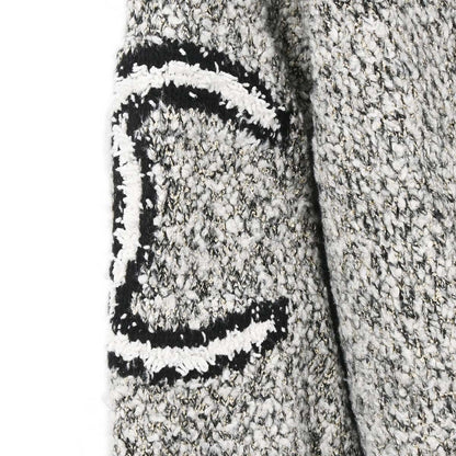 Chanel Penguin Long Sleeve Dress Gray