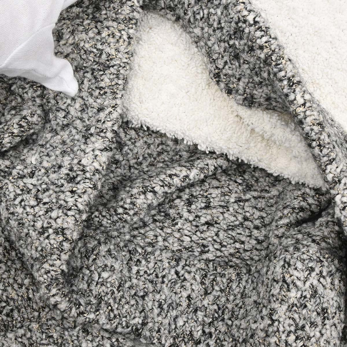 Chanel Penguin Long Sleeve Dress Gray