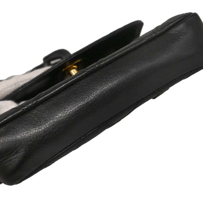 Chanel Black Lambskin Bicolore Waist Bum Bag #65/26