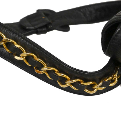 Chanel Black Lambskin Bicolore Waist Bum Bag #65/26