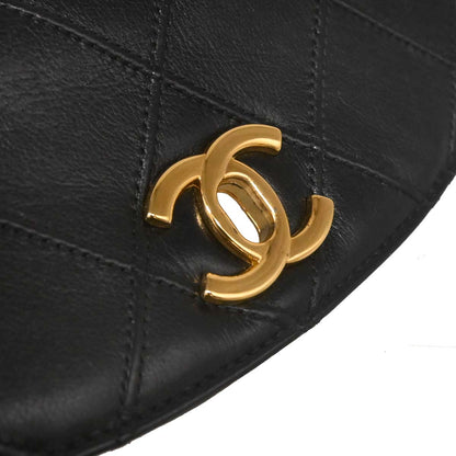 Chanel Black Lambskin Bicolore Waist Bum Bag #65/26