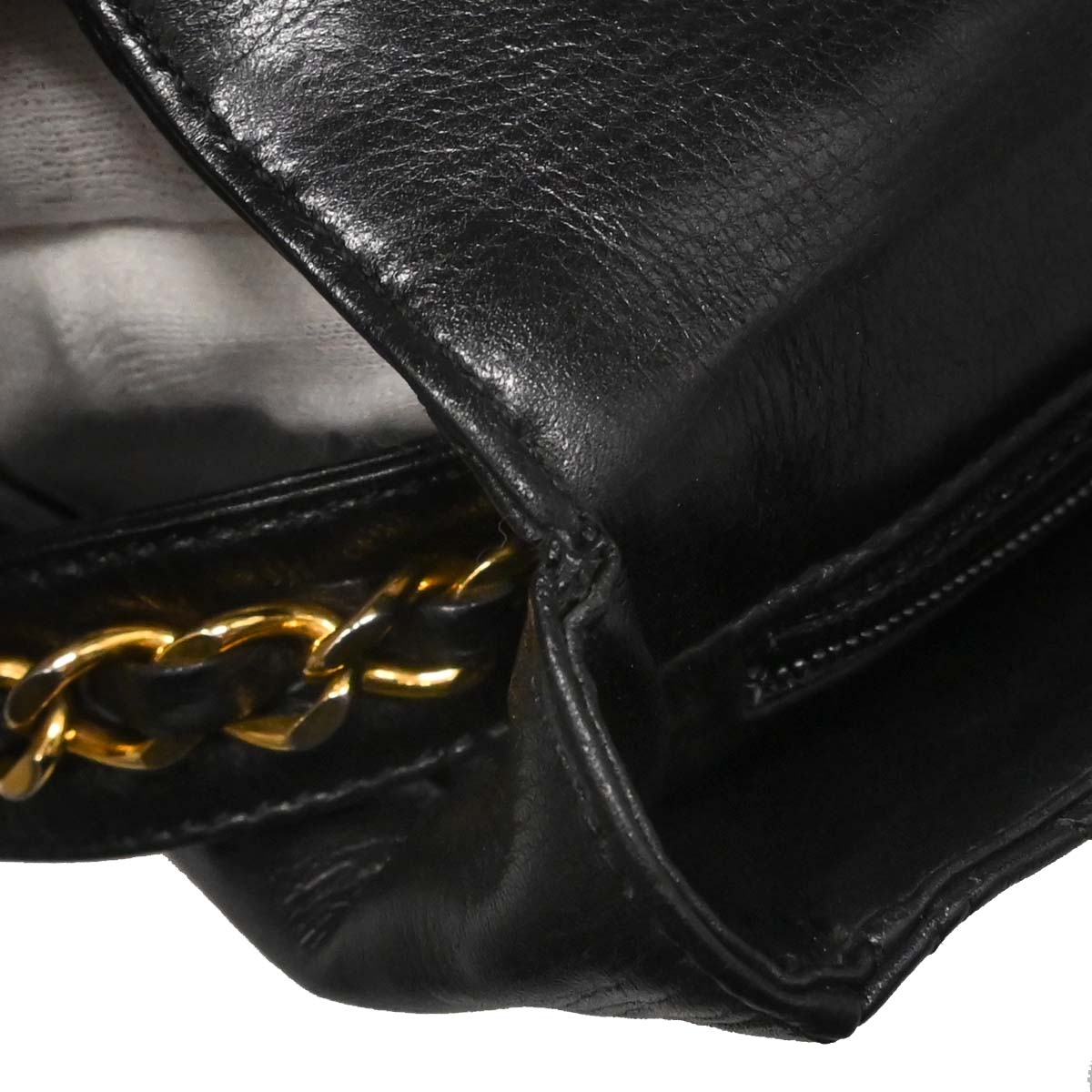 Chanel Black Lambskin Bicolore Waist Bum Bag #65/26