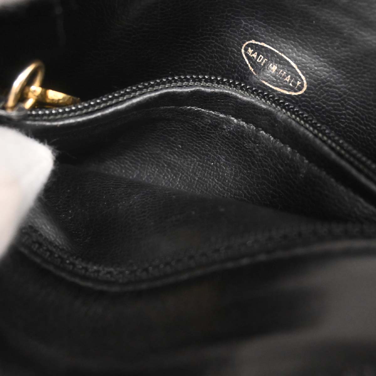 Chanel Black Lambskin Bicolore Waist Bum Bag #65/26