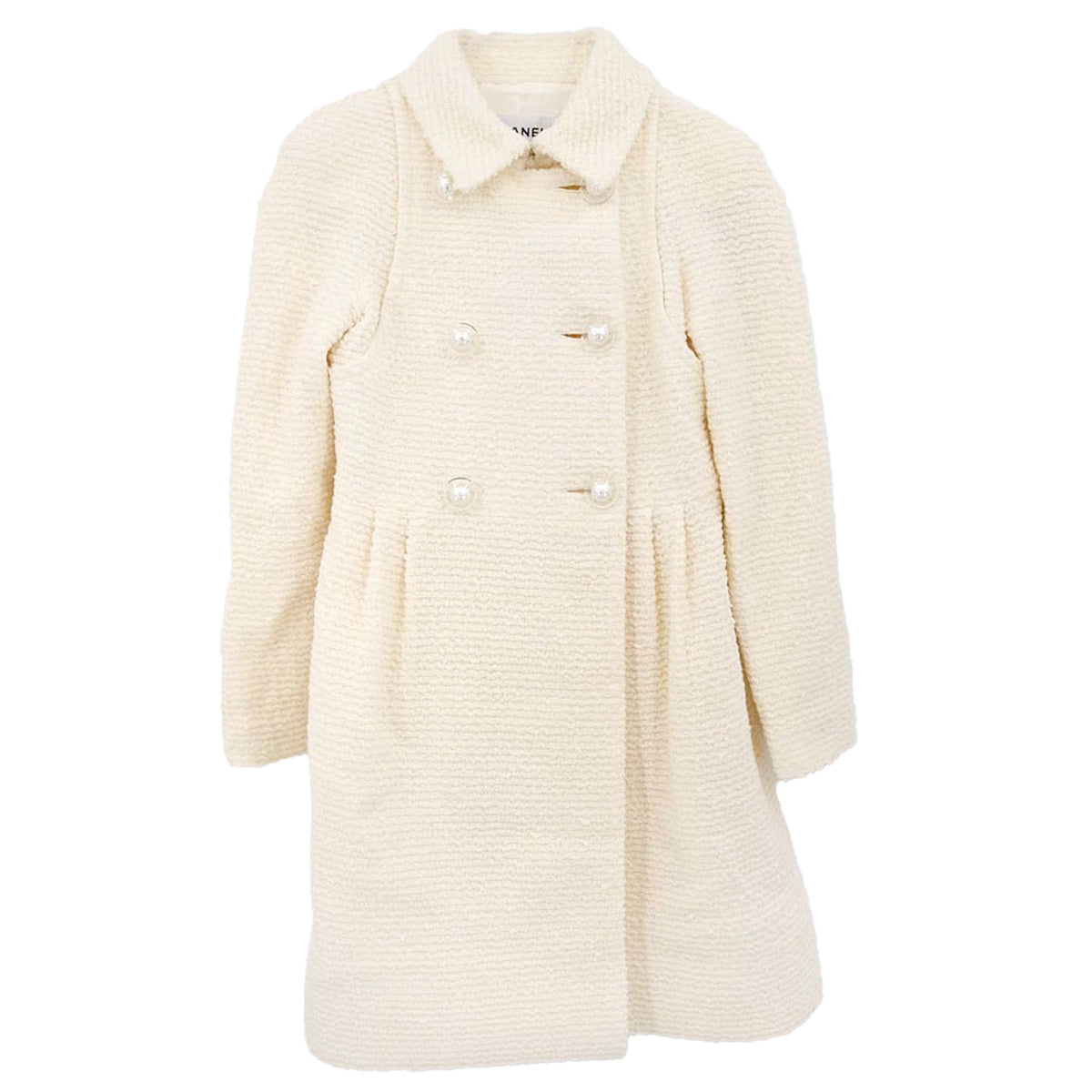 Chanel Long Sleeve Jacket White #38