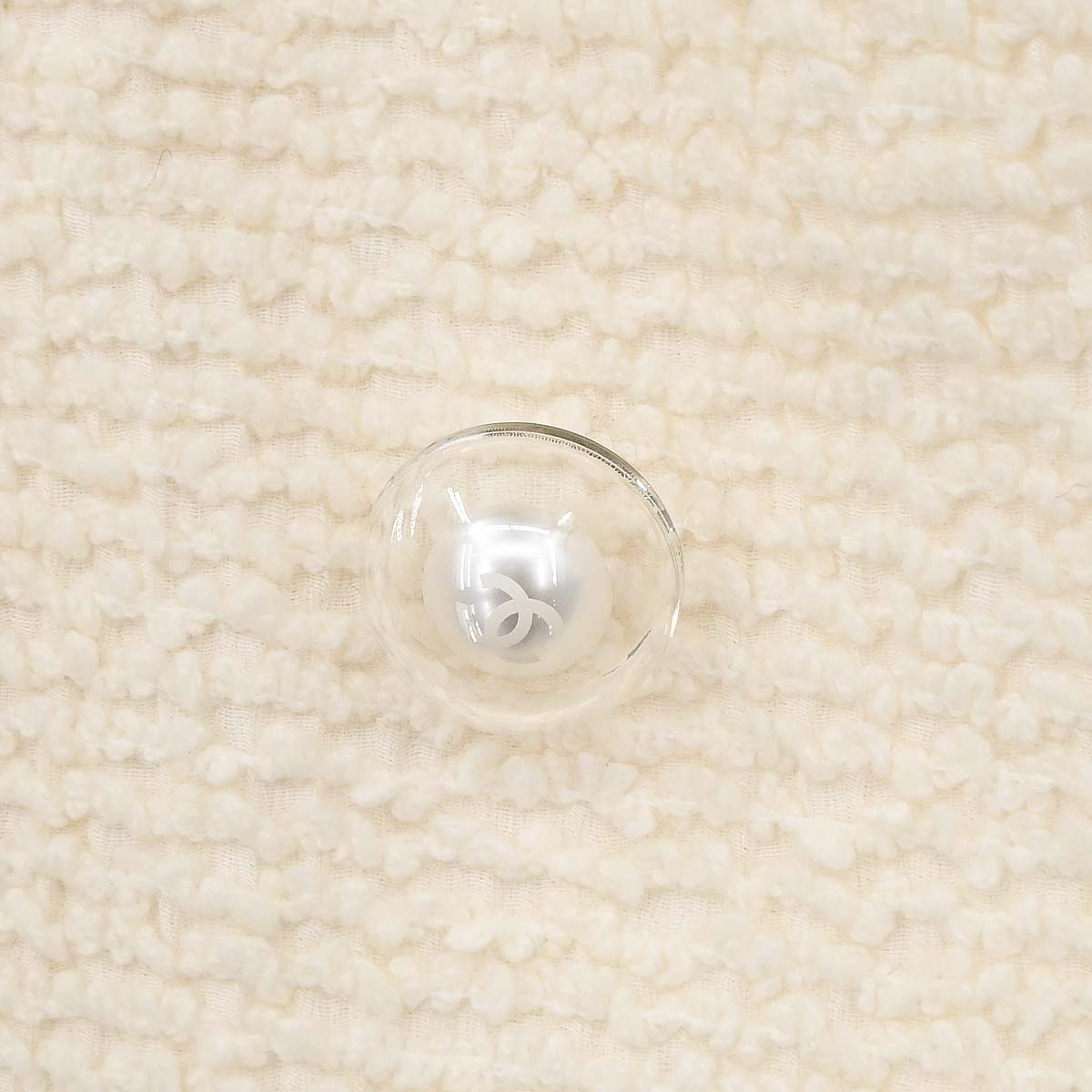 Chanel Long Sleeve Jacket White #38