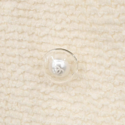 Chanel Long Sleeve Jacket White #38