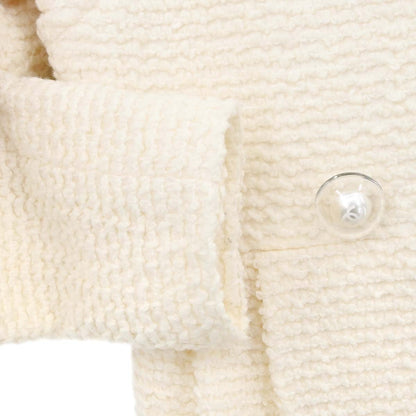 Chanel Long Sleeve Jacket White #38