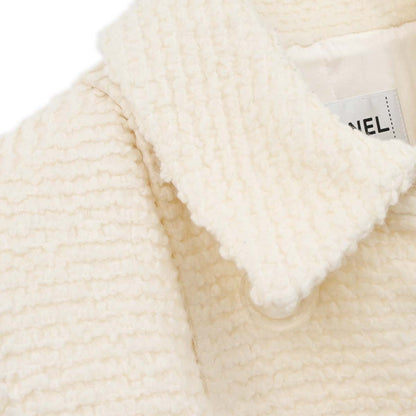 Chanel Long Sleeve Jacket White #38