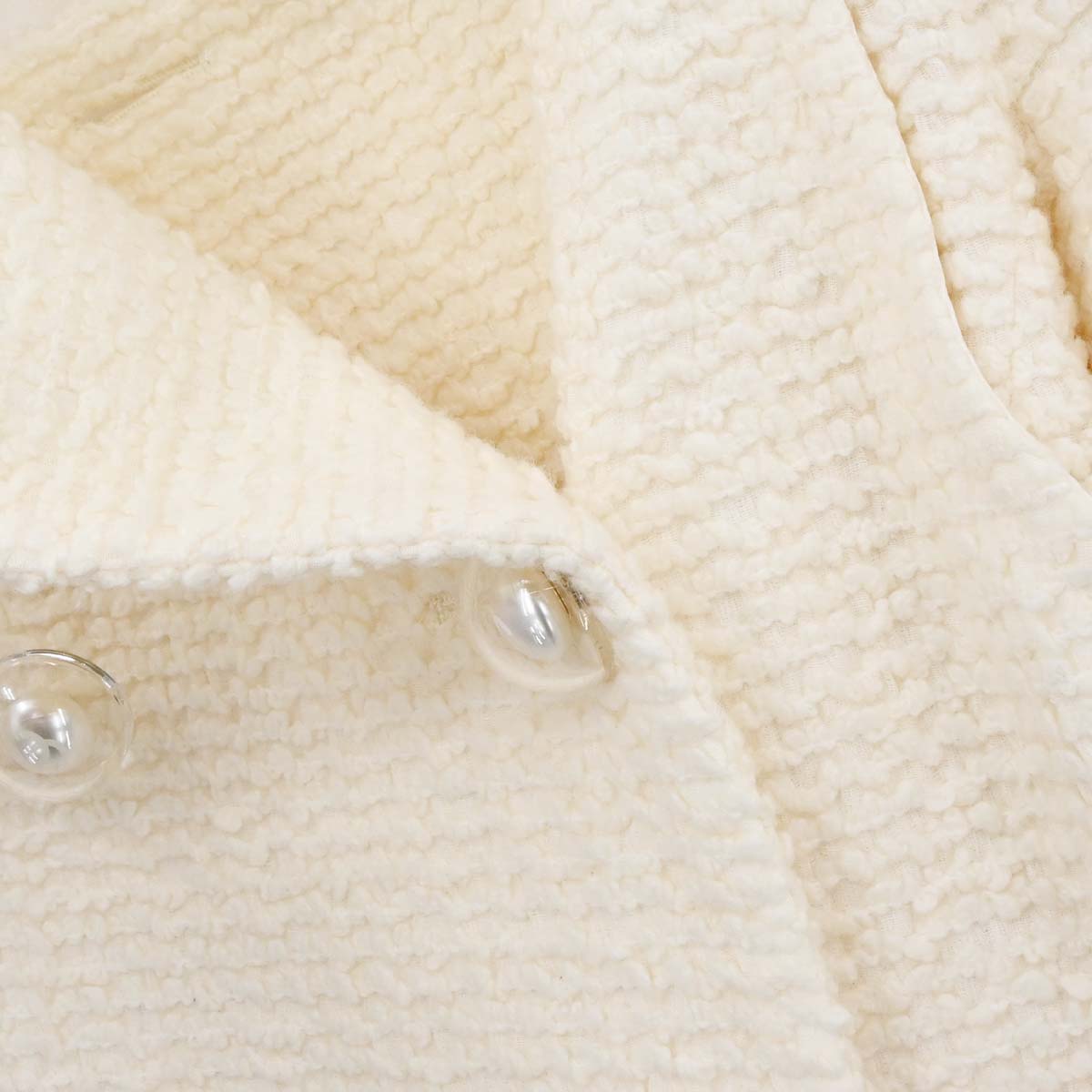 Chanel Long Sleeve Jacket White #38