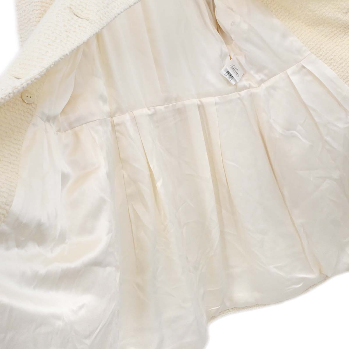 Chanel Long Sleeve Jacket White #38