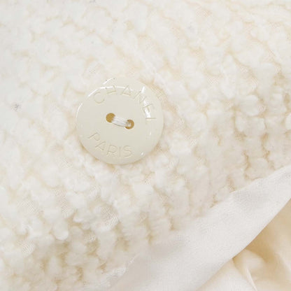 Chanel Long Sleeve Jacket White #38