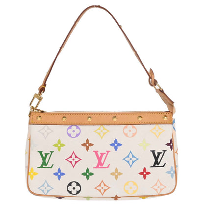 Louis Vuitton White Multicolor Pochette Accessoires M92649