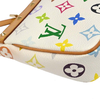 Louis Vuitton White Multicolor Pochette Accessoires M92649