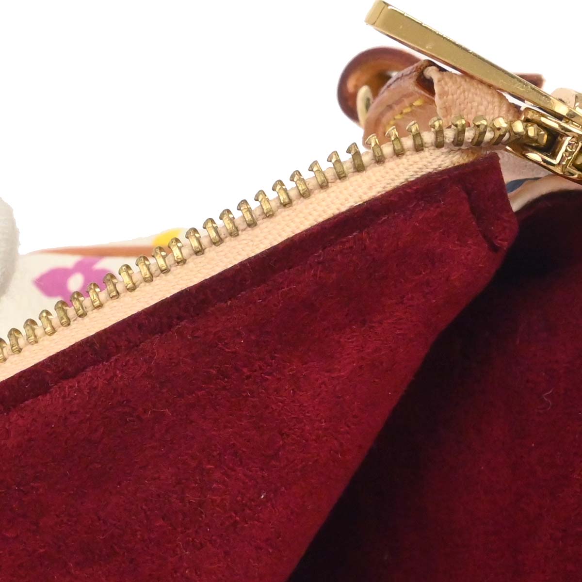 Louis Vuitton White Multicolor Pochette Accessoires M92649