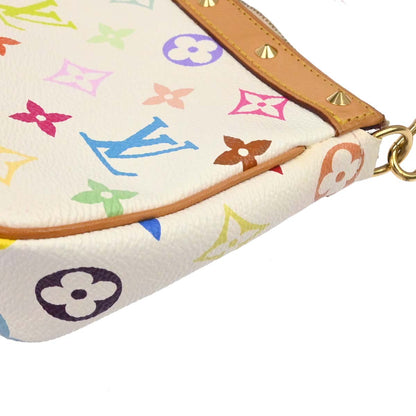 Louis Vuitton White Multicolor Pochette Accessoires M92649