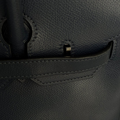 Hermes Navy Epsom Birkin 30 Handbag