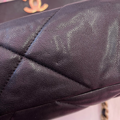 Chanel 2019 Black Calfskin Chanel 19 Dix-neuf 2way Handbag