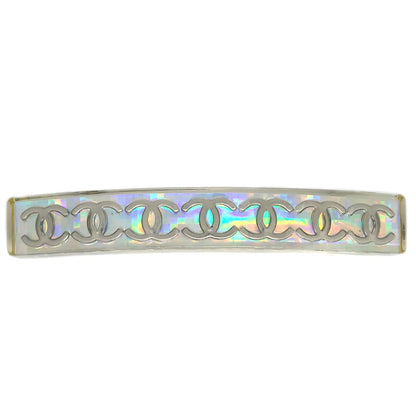 Chanel Hair Clip Hairpin Barrette Clear 97P/62