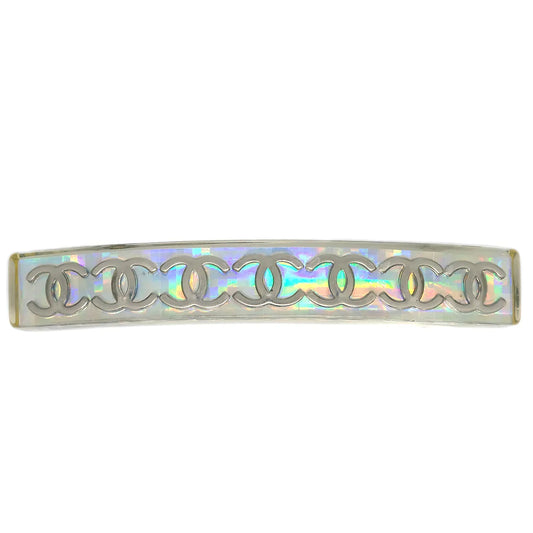 Chanel Hair Clip Hairpin Barrette Clear 97P/62
