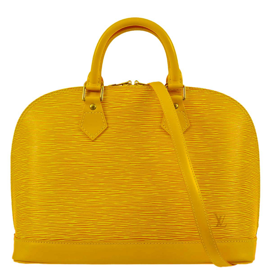 Louis Vuitton 1996 Yellow Alma Epi M52149 – AMORE Vintage Tokyo