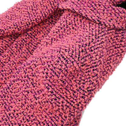 Chanel 1994 Setup Suit Jacket Skirt Tweed Pink  #36