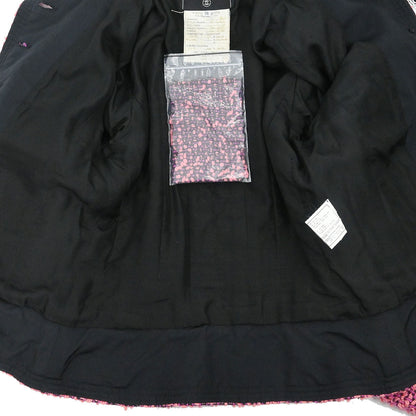Chanel 1994 Setup Suit Jacket Skirt Tweed Pink  #36