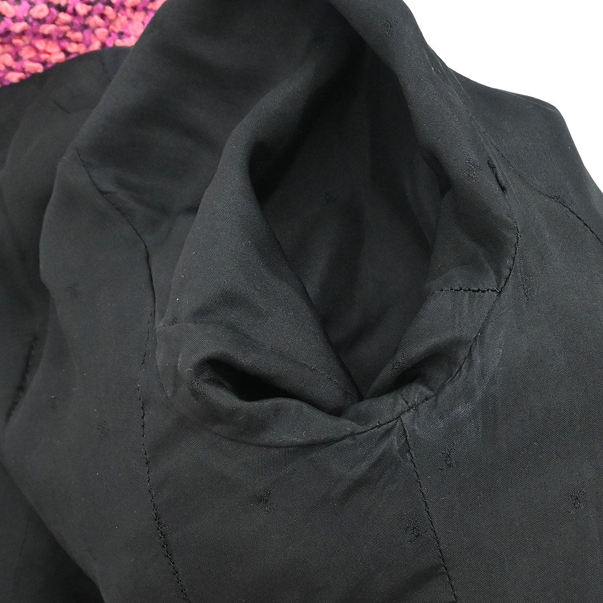 Chanel 1994 Setup Suit Jacket Skirt Tweed Pink  #36