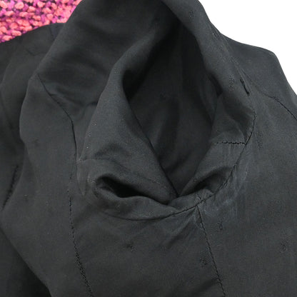 Chanel 1994 Setup Suit Jacket Skirt Tweed Pink  #36
