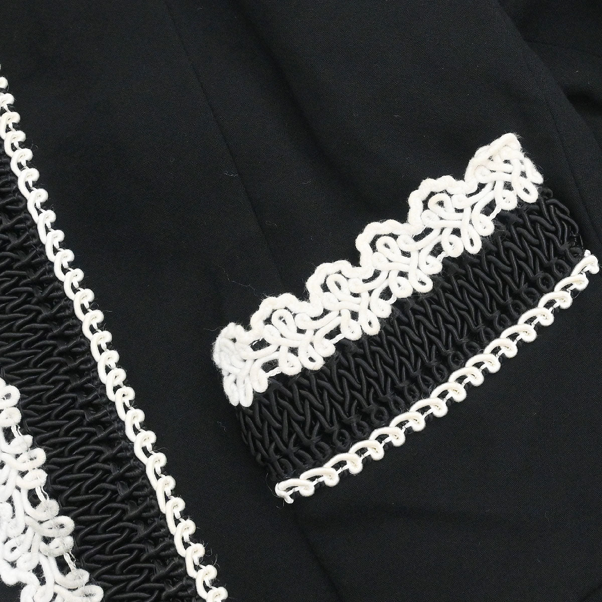 Chanel 1987 Single Breasted Jacket Black #38