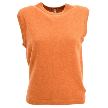 Hermes Ensemble Cardigan Top Orange #MEDIUM