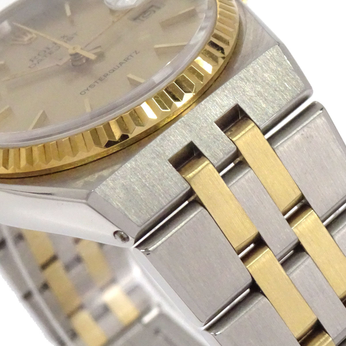 Rolex Oyster Datejust 36mm Ref.17013 Quartz Watch SS 18KYG