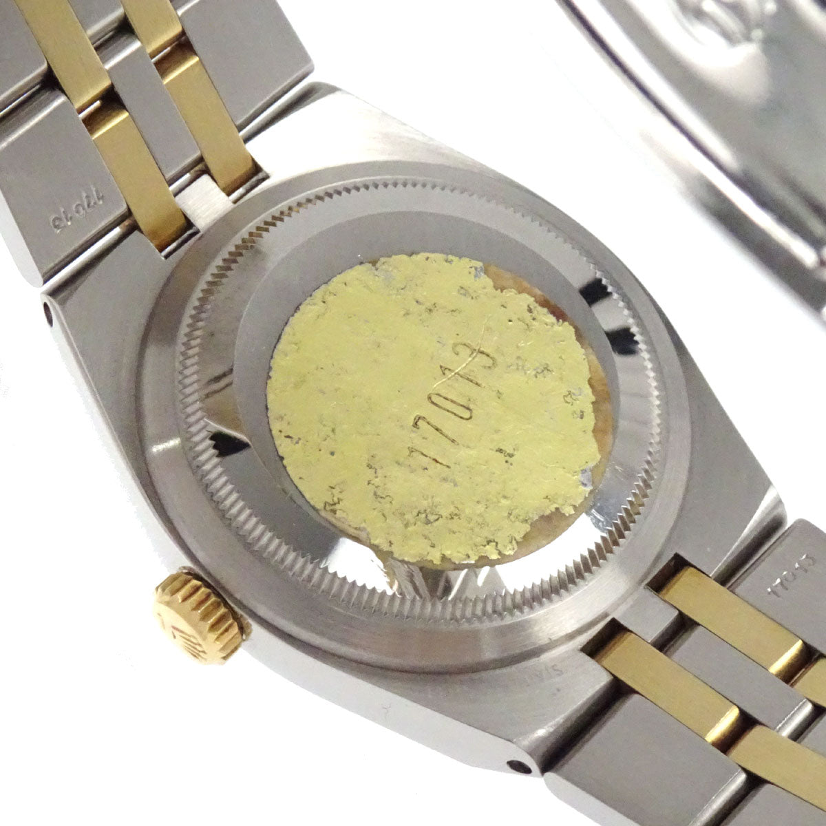 Rolex Oyster Datejust 36mm Ref.17013 Quartz Watch SS 18KYG