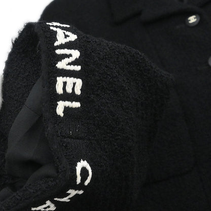 Chanel 1995 Single Breasted Jacket Black #38