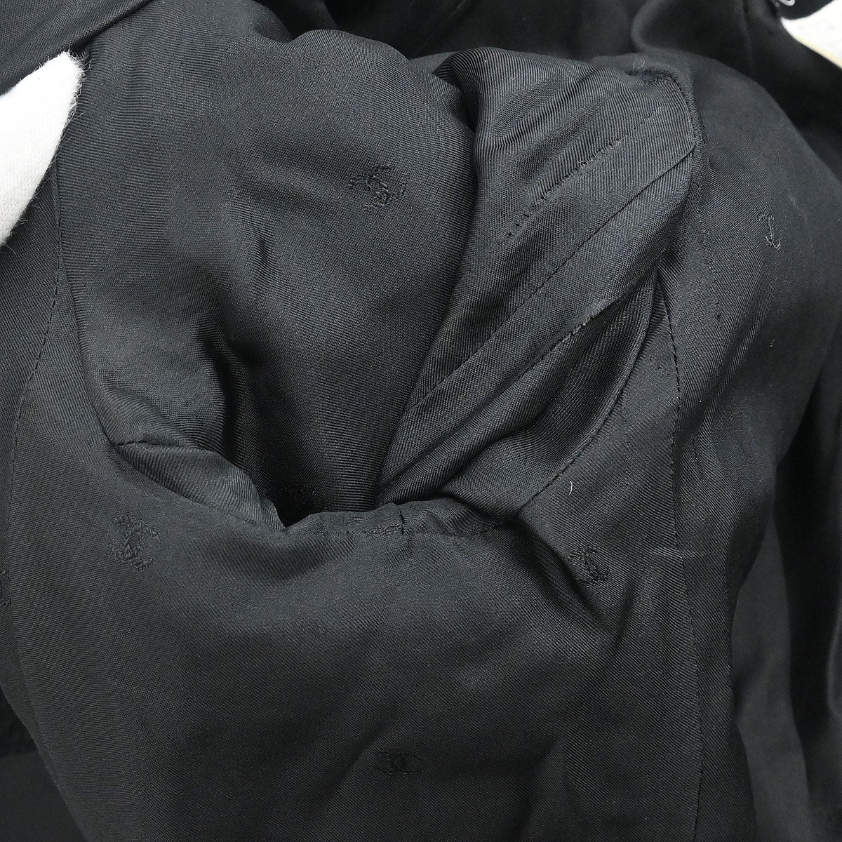 Chanel 1995 Single Breasted Jacket Black #38