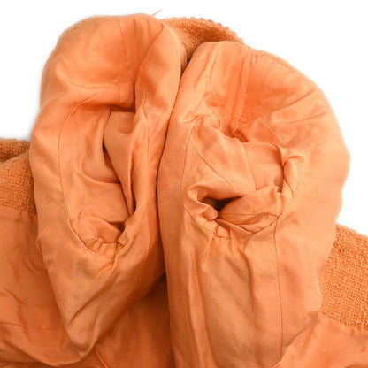 Chanel 1994 Setup Suit Jacket Skirt Orange #40