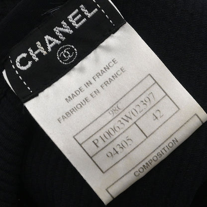 Chanel 1998 Short Sleeve Top T-shirt Black #42