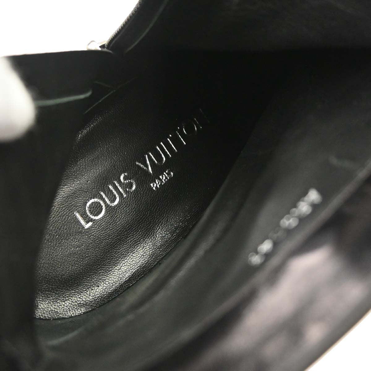 Louis Vuitton * Brown Leather Short Boots Shoes #36 1/2