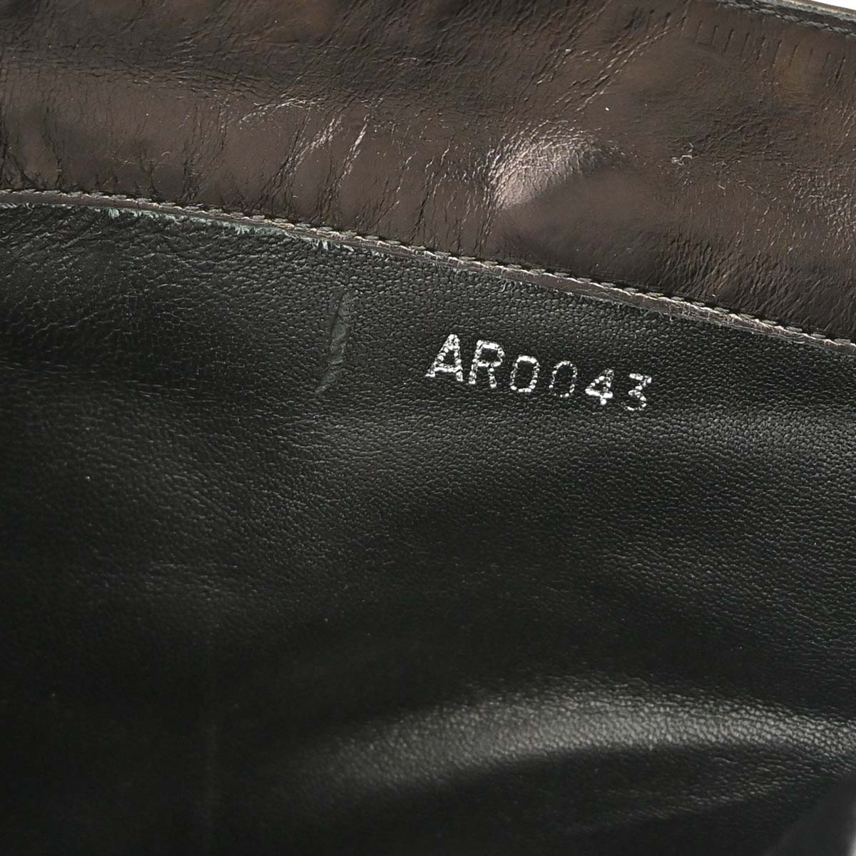 Louis Vuitton * Brown Leather Short Boots Shoes #36 1/2