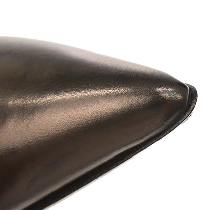 Louis Vuitton * Brown Leather Short Boots Shoes #36 1/2