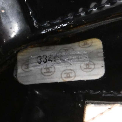 Chanel 1994-1996 Black PVC Maxi Classic Flap Shoulder Bag