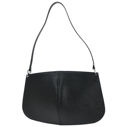 Louis Vuitton Black Epi Pochette Demi-lune Handbag M52622