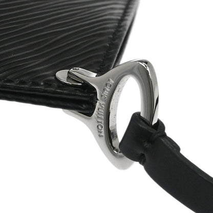 Louis Vuitton Black Epi Pochette Demi-lune Handbag M52622