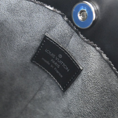 Louis Vuitton Black Epi Pochette Demi-lune Handbag M52622
