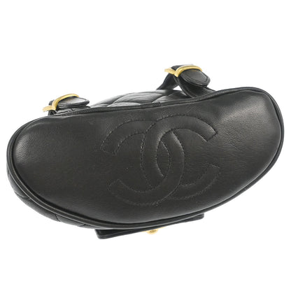 Chanel Black Lambskin Duma Backpack Small
