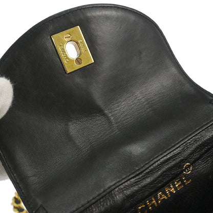 Chanel Black Lambskin Duma Backpack Small